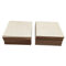 50 Stück unlackierte Holzplatten, 12,5 x 12,5 x 0,2 cm, quadratische Sperrholzplatten, Holzbretter für Bastelarbeiten, Malen, Gravieren