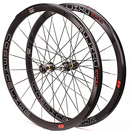Rennrad-Laufrad 700C, Paar Fixie-Laufrad, Carbon-Laufradsatz, Schnellspannachsen, Fahrradzubehör, V-Bremse, 20/24-Loch-Naben, Reifen, Laufradsatz
