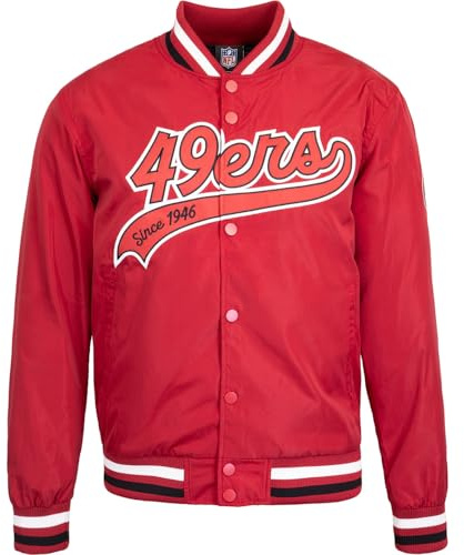 Fanatics NFL San Francisco 49ers Satin Jacket Jacke (DE/NL/SE/PL, Alphanumerisch, XL, Regular, Regular, multi)