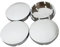 4 Stück Auto Nabendeckel für Audi Q7 (4L) 5-seat 2005 2006 2007 2008 2009-2015, Alufelgen Felgenkappen Wasserdichtigkeit Staub Reifen Zubehör,B Silver-56mm