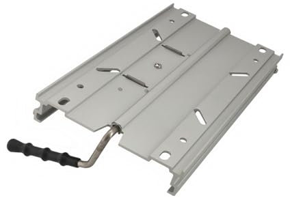 wellenshop Sitzschiene für Bootssitze mit Arretierung, Halterung, Gleitschiene, Sitzkonsole für Boote