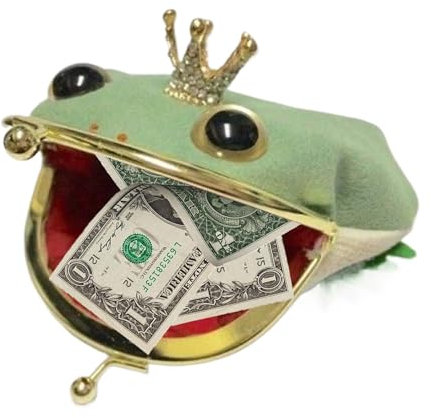 Frosch Münztasche - Modische Frosch-Geldbörse Für Damen Herren,Stilvolle Kompakte Niedliche Cosplay Anime Mini-Tasche Für Erwachsene Jugendliche Mädchen