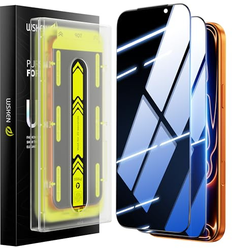 WSKEN für iPhone 17 Pro Max für Panzerglas Sichtschutz - [25°Privacy][Auto Dust-Elimination] Anti Spy 9H+ Militärisch Schutzfolie,Anti Fingerabdruck,Bläschenfrei, Fast Unsichtbar,Kompatibel mit Hülle