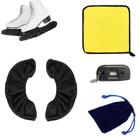 3 StüCk Kufenschoner Schlittschuhe, Kufenschoner, Schlittschuh Schoner, Schlittschuhe Schoner, Kufenstrumpf Eishockey Elastische KufenstrüMpfe Schlittschuhschoner FüR Damen Herren Kinder Schlittschuhe