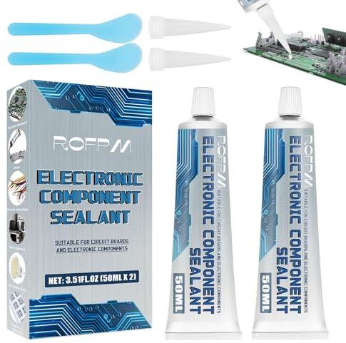 ROFPM Conformal Coating for Electronics, Waterproof, 100ml, Clear | Silicone Conformal Coating Insulating Sealant for Circuit Board and Component Protection