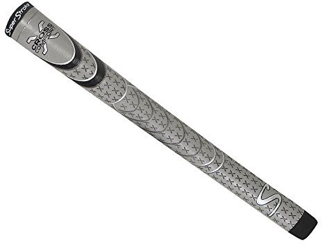 Super Stroke Unisex-Erwachsene Cross Comfort Golf Club Grip (Midsize) Golfschläger-Griff, grau/schwarz