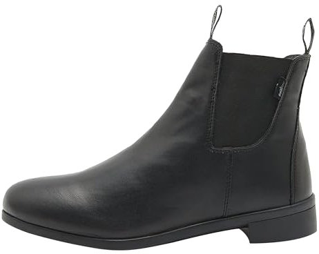 Saxon Syntovia - Pantaloni alla cavallerizza UK 5, colore: Nero