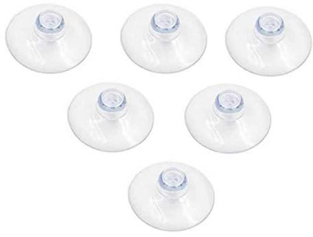 KAIBSEN® [10/20/30/50/100 Pcs] Transparente Pilzkopfsauger für die Vielfalt Glatte Oberflächen wie Glas, Fliesen und mehr (Durchmesser: 2cm 2.5cm 3cm 3.5cm 4cm 4.5cm)