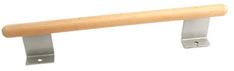 Dellmann Möbelgriff Buche Holz Schiebetürgriff Stangengriff Länge 320 mm für Faltschiebetür Falttür