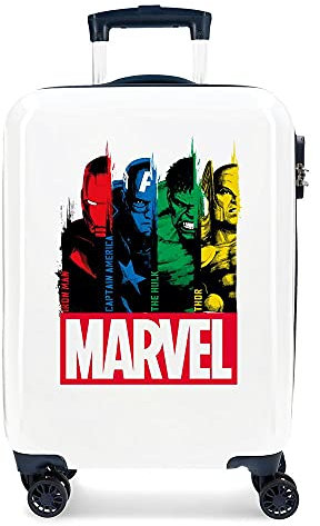 Marvel Avengers Power Kabinenkoffer Mehrfarbig 38x55x20 cms Hartschalen ABS Kombinationsschloss 34L 2,6Kgs 4 Doppelräder Handgepäck