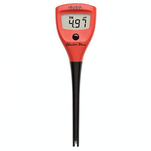Bricodomo pH Checker Plus Hanna Instruments, Testeur de pH avec Électrode renouvelable, RÉSOLUTION : 0,1