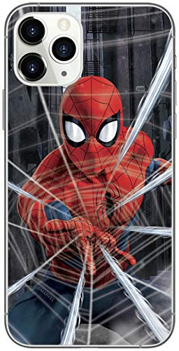 Ert Group custodia per cellulare per Apple Iphone 11 PRO originale e con licenza ufficiale Marvel, modello Spider Man 008 adattato in modo ottimale alla forma dello smartphone, custodia in TPU