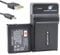 DSTE NP-FF50 Li-ion Battery (2-Pack) and Micro USB Charger Suit Compatible with Sony DCR-HC1000 DCR-IP1 IP1E IP1K DCR-IP200K IP220K DCR-IP45E DCR-IP55 DCR-IP55E DCR-IP5E DCR-IP7