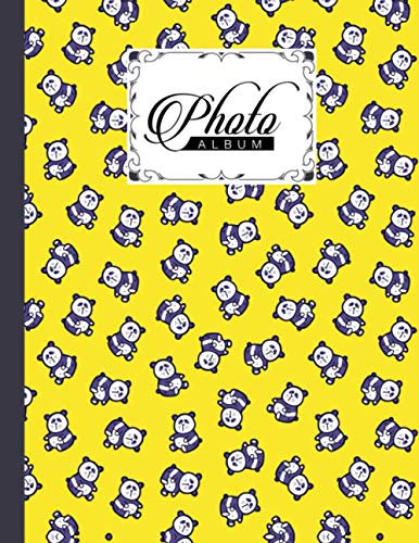 Photo Album: Bears Album, Large Photo Albums with Writing Space Memo, Extra Large Capacity Picture Album, Family, Baby, Wedding, Travel Photo Book, 120 Pages, Size 8.5 x 11