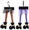 TOYANDONA 2Pcs Halloween Hexenbeine Böse Neuheit Hexenbeine Plüschhexenbeine mit Schuhen Halloween-