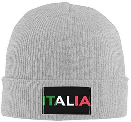 Italia Italy Italian Flag Beanie Mütze Strickmütze Mütze Wärme für Männer Frauen Mütze