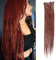 20” Thin 0.6cm Dreadlocks Extensions Single Ended 15 Strands/Pack Copper Red Soft Synthetic Faux Dreads Reggae Crochet Braided Dread Extensions SE-350#