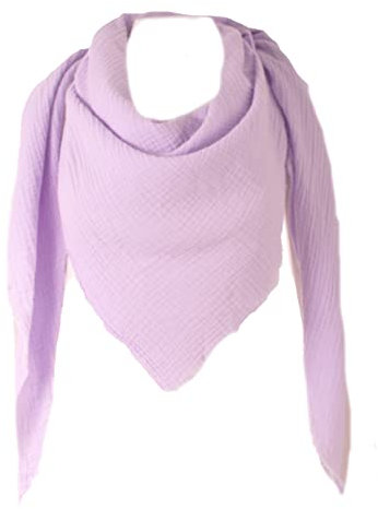 FASHION YOU WANT XXL Tuch 23 Farben Farbwahl Halstuch Musselintuch Musselin Damen Damenhalstuch Dreieckstuch Schal Herren Männer Frauen Herrenhalstuch Dreieckig leicht (einlagig)) (flieder)