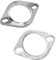 2 Uds 2 2,5 Pulgadas Escape, Bridas, 2 Uds 2 2,5 Pulgadas Brida de Escape Kit de Conexión Acero Inoxidable Universal para Escape Npipe Catback Headers