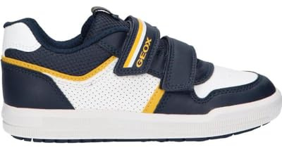 Geox J Arzach Boy A Trainers, Navy White, 30 EU