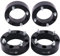VLAOSCHI Schwarz geschmiedete 4x137 ATV Spurverbreiterung 5.1 cm mit 12x1,5 Bolzen kompatibel mit Honda Can-Am 4 Lug für 2019-2022 Talon 1000R 1000X | 2016-2022 Pioneer 1000 | 2017-2022 Maverick X3 -