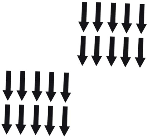 BESTonZON 20stücke Selbstklebende Arrow Und Bodenaufkleber Entfernbare Treppensticker Bodenaufkleber Für Schule Gemeinde Lager Und Büro