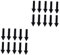 BESTonZON 20 Stk Pfeil-wanda Kleber Bodenschild Wandtattoo Tropische Tapete Bodenband Zeichen Boden Richtungspfeile Schwarze Etiketten Selbstklebendes Wegweiser Entfernbar Aufkleber Pvc