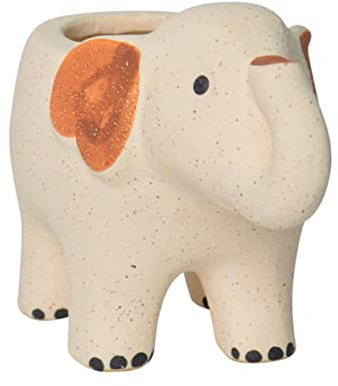 BESPORTBLE Adorable Cartoon Elephant Planter Pot Flower Pots Succulent Plant Pot for Home Decor