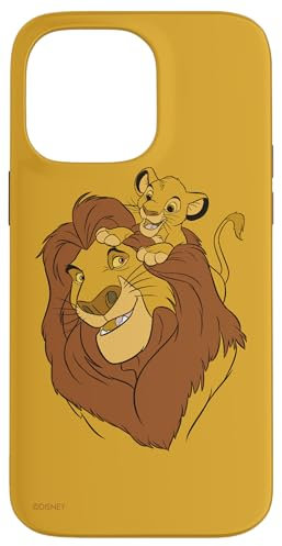 Hülle für iPhone 14 Pro Max Disney Der König der Löwen Simba und Mufasa Vater und Sohn