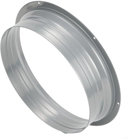 Sileduove Bride murale de 4 à 10 pouces pour système de climatisation et de ventilation, bride de tube rond en aluminium, raccord de tuyau d'aération (250 mm)