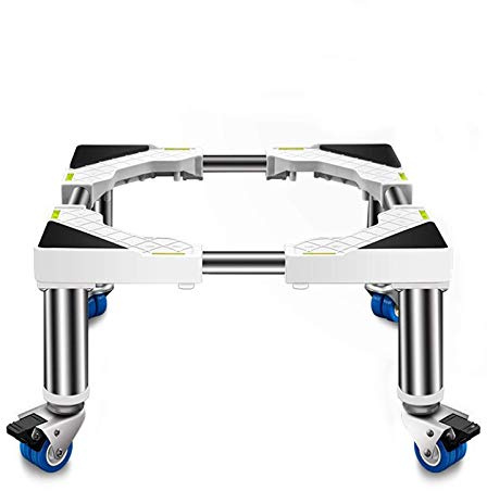 Rollenscheibe für tragbare Waschmaschine Washing Machine Stand Base Heavy Duty Washing Machine Base with Wheels Multifunctional Refrigerator Mobile Base Fridges Freezers Trolley Stand Universal