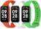 RenSheng 3 Pezzi Cinturini in Silicone per Xiaomi Smart Band 8 Active, Cinturino di Ricambio Impermeabile Traspirante Braccialetto Compatibile con Xiaomi Smart Band 8 Active Cinturino