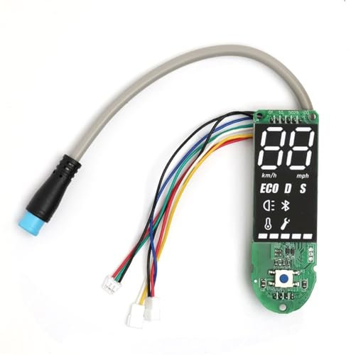 SAWIKI Bluetooth Dashboard, for Xiaomi, M365 Pro 1S Pro 2 MI3 4Pro Elektroroller mit Schutzabdeckung Display Upgrade Reparaturteile Bedienfeld für Elektroroller(1s-Pro 2)
