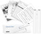vretti A4 Thermopapier 2 Rollen,216mmX7m(8.5 X276) Thermodrucker-Papierrolle,Thermodrucker-Papier kompatibel mit P83 tragbarem Drucker für Reisen,Zuhause,Foto,Rechnung,Vertrag