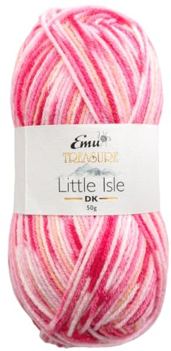 Emu Treasure Little Isle DK Fair Isle Effect Yarn 50g 165m, Melvich - 001