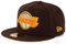 New Era Cap 59FIFTY Herren Basecap NBA Limited Edition (Los Angeles Lakers, braun/orange, 7 3/8)