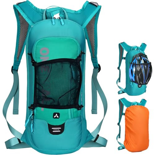 LOCAL LION Fahrradrucksack Skirucksack klein für Damen Herren 6L Ultraleicht wasserdicht zum Skifahren Radsport Camping