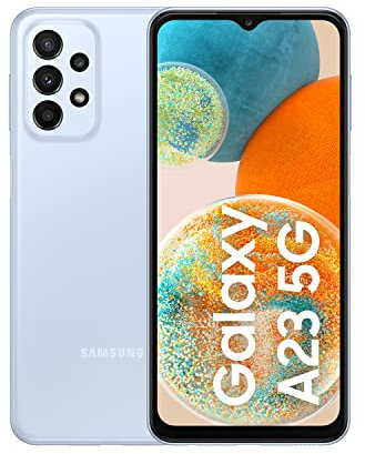 Samsung Galaxy A23 5G (128 GB) Azul Claro - Smartphone Android de 4 GB de RAM, Teléfono Móvil Libre con batería de 5000 mAh y pantalla de 6,4'' (Versión ES) (Reacondicionado)