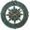 KUNY Gartenuhr Wetterfest Outdoor, Badezimmeruhr 30cm Vintage Dekorativ Ornament Wanduhr Wasserdicht Moderne Uhr Aussenbereich Wanduhr