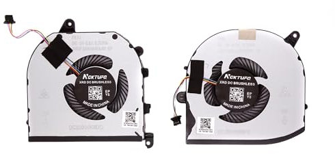 VENTILATEURS CPU & GPU POUR PC PORTABLE DELL XPS 15 9570 / XPS 15 7590 - PRECISION 5530/5540