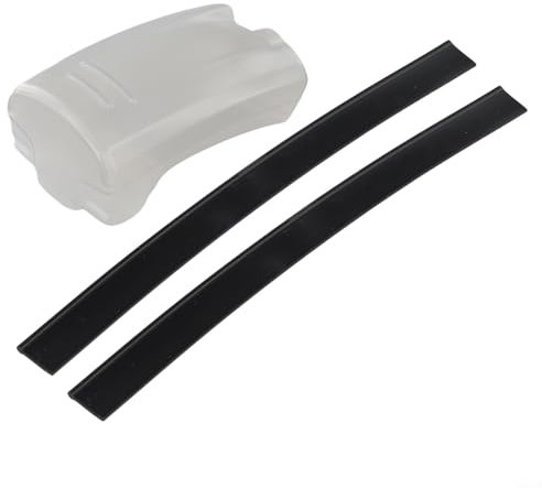 FUANA Depósito de aspiradora de ventana y labios de escobilla de goma compatibles con Karcher WV1 modelo 4.633-122.0