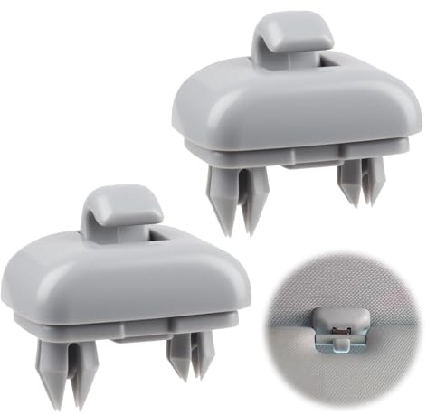 2 Piezas Clip Parasol Coche, Soporte Parasol Compatible Audi 8E0857562