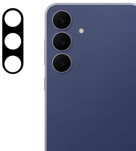Techsuit Kameralinsen Schutzfolie für Samsung Galaxy S25 FE Gehärtetes Glas mit 9H Härte, Kristallklar, Kratzfest, Anti Fingerabdruck, Einfache Installation, Full Camera