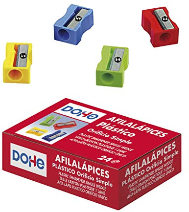MTL 79567 - Caja afilalápices de plástico, 24 unidades