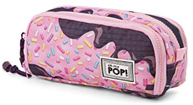 Oh My Pop! Sprinkles-Note Federmäppchen, Rosa, 22 x 10 cm