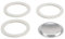 Bialetti Moka Express - Set di 6 guarnizioni di ricambio per caffettiere espresso da 6 tazze, set da 6