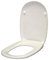 Copriwater per POZZI GINORI EASY / EASY02 come ORIGINALE AVVOLGENTE TERMOINDURENTE BIANCO cerniera inox