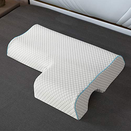 Star Screen Kissen, Paarkissen, gewölbtes Kuschelkissen mit langsam zurückprallendem Memory-Schaum für die Armlehne, Anti-Druck-Handkissen für Paare, die mittags schlafen, bricht nach Hause (C-Left)