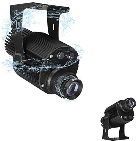 35W LED Custom Image GOBO Logo Projector Light for Bar Club Ballroom Party Advertising Signs,Waterproof,Black,Remotecontrol