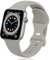 Sichy Correa Compatible con Apple Watch38mm 40mm 41mm 42mm 44mm 45mmm, Correas de muñeca de Repuesto de Silicona compatibles con iWatch Series 8 7 6 SE 5 4 3 2 1 (Gris, 42/44/45 s/m)